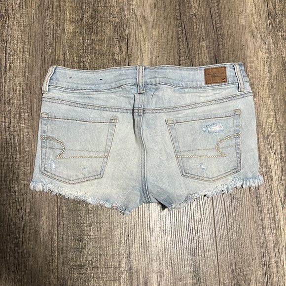 American Eagle Cutoff Stretch Denim Shorts - Picture 2 of 4